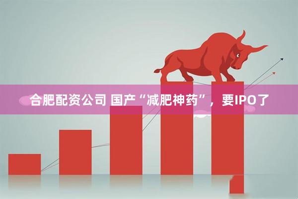 合肥配资公司 国产“减肥神药”，要IPO了